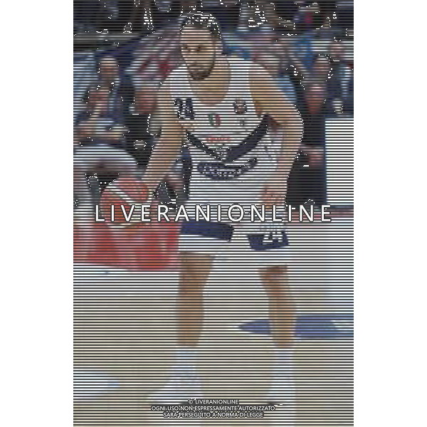 Campionato di Basket Serie A 2019/2020 Bologna, Italia 01/01/2020 Campionato di Basket Serie A 2019/2020 Nella foto: Rok Stipcevic (Fortitudo Pompea Bologna) ©Michele Nucci - Alessio Marini / AGENZIA ALDO LIVERANI SAS