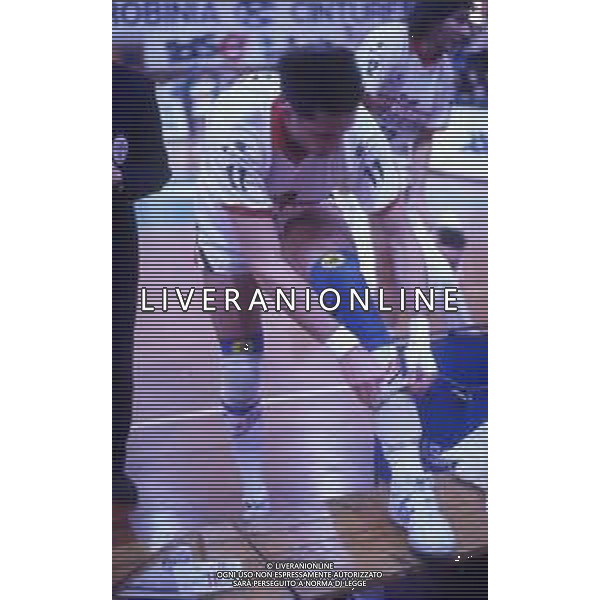RETROSPETTIVA ANDREA LUCCHETTA VOLLEY NELLA FOTO ANDREA LUCCHETTA NELL\'ANNO 1990-1991 AG ALDO LIVERANI SAS