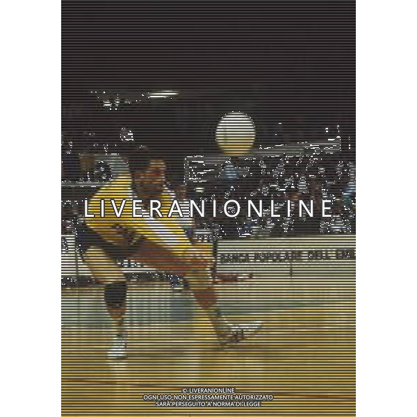 RETROSPETTIVA ANDREA LUCCHETTA VOLLEY NELLA FOTO ANDREA LUCCHETTA NELL\'ANNO 1989 AG ALDO LIVERANI SAS