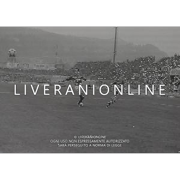 05-02-1984 COMO CAMPIONATO DI CALCIO SERIE B COMO PERUGIA 1-0 NELLA FOTO AZIONE DI GIOCO AG ALDO LIVERANI SAS