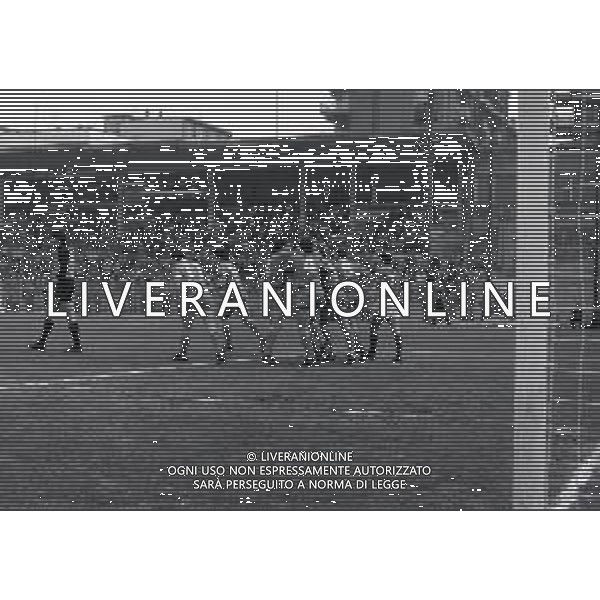 05-02-1984 COMO CAMPIONATO DI CALCIO SERIE B COMO PERUGIA 1-0 NELLA FOTO DOPO GOAL GOMO ABBRACCI GIOCATORI AG ALDO LIVERANI SAS