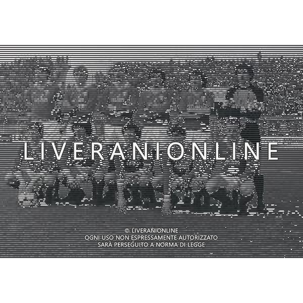 05-02-1984 COMO CAMPIONATO DI CALCIO SERIE B COMO PERUGIA 1-0 NELLA FOTO FORMAZIONE PERUGIA CALCIO 1983-1984 AG ALDO LIVERANI SAS