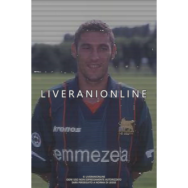 RETROSPETTIVA FABIAN VALTOLINA CALCIATORE NELLA FOTO FABIAN VALTOLINA CON LA MAGLIA DEL VENEZIA CALCIO AG ALDO LIVERANI SAS
