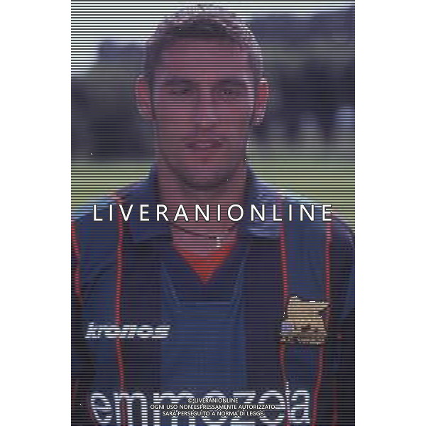 RETROSPETTIVA FABIAN VALTOLINA CALCIATORE NELLA FOTO FABIAN VALTOLINA CON LA MAGLIA DEL VENEZIA CALCIO AG ALDO LIVERANI SAS