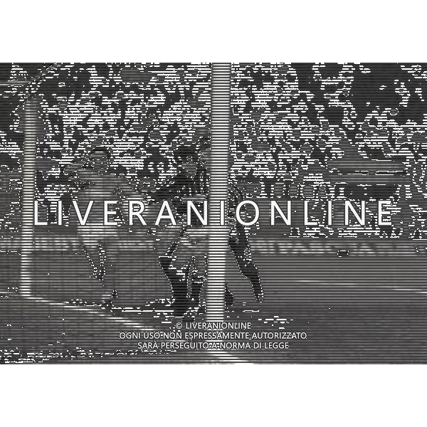 13-02-1985 MILANO ANDATA OTTAVI DI FINALE DI COPPA ITALIA MILAN NAPOLI 2-1 NELLA FOTO GOAL PIETRO PAOLO VIRDIS AG ALDO LIVERANI SAS