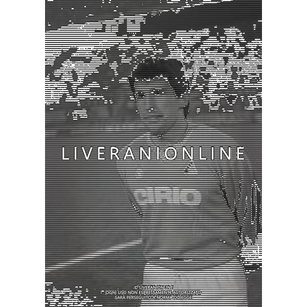 13-02-1985 MILANO ANDATA OTTAVI DI FINALE DI COPPA ITALIA MILAN NAPOLI 2-1 NELLA FOTO SALVATORE BAGNI AG ALDO LIVERANI SAS