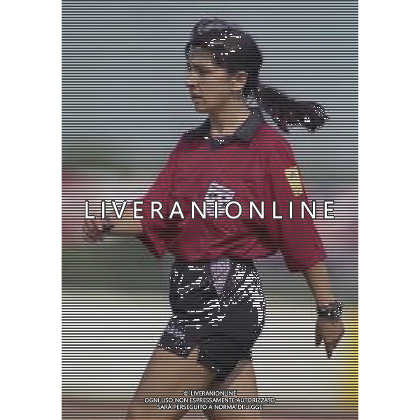 26-05-1999 LUGO DI RAVENNA PARTITA AMICHEVOLE ITALIA INGHILTERRA WOMEN NELLA FOTO ARBITRO CALAMOSCA TIZIANA AG ALDO LIVERANI SAS