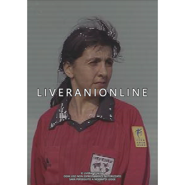 26-05-1999 LUGO DI RAVENNA PARTITA AMICHEVOLE ITALIA INGHILTERRA WOMEN NELLA FOTO ARBITRO CALAMOSCA TIZIANA AG ALDO LIVERANI SAS