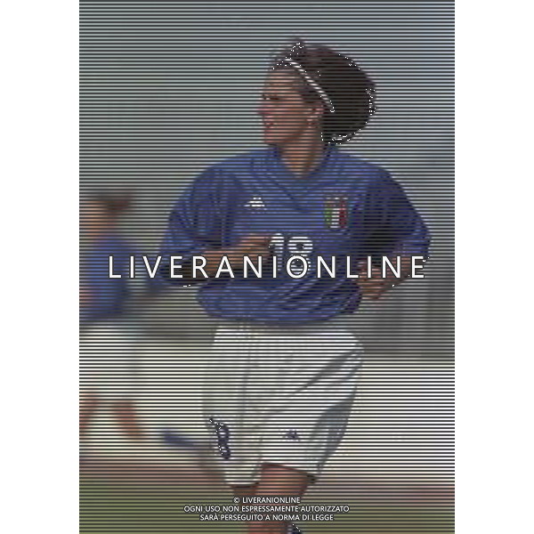 26-05-1999 LUGO DI RAVENNA PARTITA AMICHEVOLE ITALIA INGHILTERRA WOMEN NELLA FOTO FIORINI SILVIA AG ALDO LIVERANI SAS