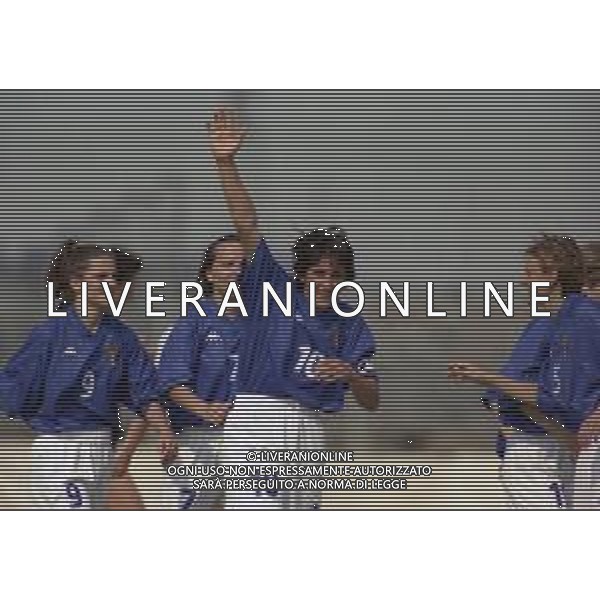 26-05-1999 LUGO DI RAVENNA PARTITA AMICHEVOLE ITALIA INGHILTERRA WOMEN NELLA FOTO CARTA ANTONELLA AG ALDO LIVERANI SAS