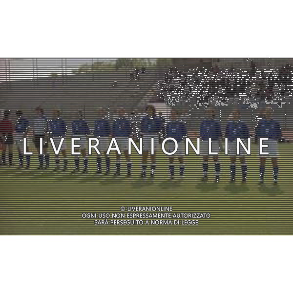 26-05-1999 LUGO DI RAVENNA PARTITA AMICHEVOLE ITALIA INGHILTERRA WOMEN NELLA FOTO NAZIONALE ITALIANA FEMMINILE AG ALDO LIVERANI SAS