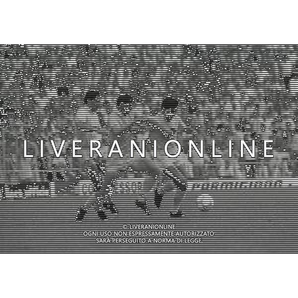12-06-1988 PARMA CAMPIONATO DI CALCIO SERIE B PARMA LAZIO 1-1 NELLA FOTO GABRIELE PIN LUIGI APOLLONI AG ALDO LIVERANI SAS