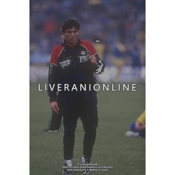 RETROSPETTIVA IELPO MARIO CALCIATORE NELLA FOTO IELPO MARIO CON LA MAGLIA DEL CAGLIARI CALCIO AG ALDO LIVERANI SAS