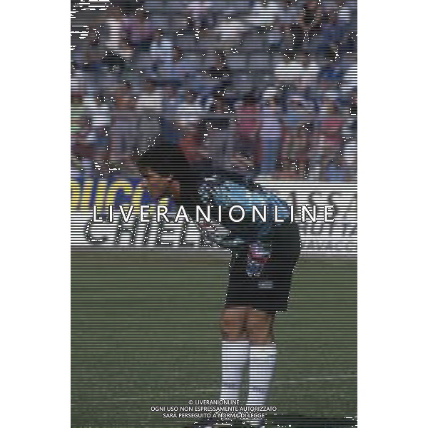 RETROSPETTIVA IELPO MARIO CALCIATORE NELLA FOTO IELPO MARIO CON LA MAGLIA DEL CAGLIARI CALCIO AG ALDO LIVERANI SAS