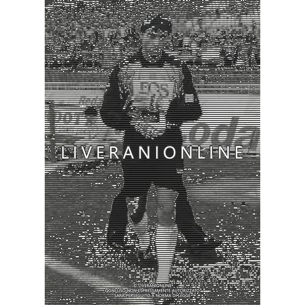 RETROSPETTIVA IELPO MARIO CALCIATORE NELLA FOTO IELPO MARIO CON LA MAGLIA DEL CAGLIARI AG ALDO LIVERANI SAS