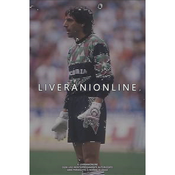 RETROSPETTIVA MANNINI ALESSANDRO CALCIATORE NELLA FOTO ALESSANDRO MANNINI CON LA MAGLIA DELLA FIORENTINA AG ALDO LIVERANI SAS