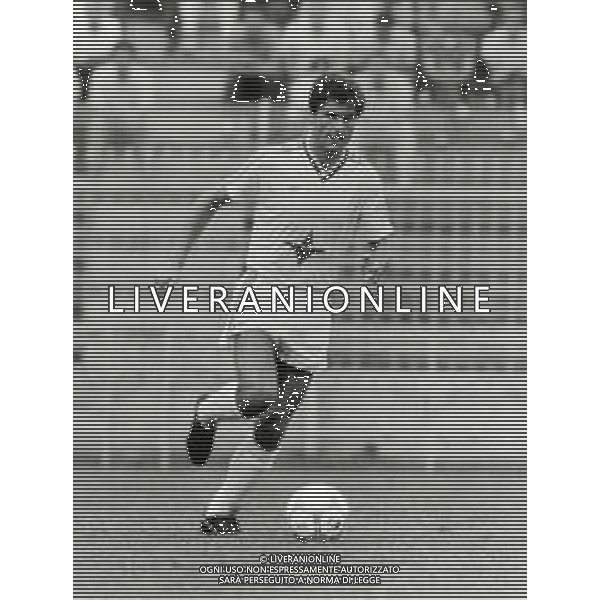 RETROSPETTIVA IACHINI PASQUALE CALCIATORE NELLA FOTO IACHINI PASQUALE CON LA MAGLIA DELLA TRIESTINA CALCIO AG ALDOL IVERANI SAS