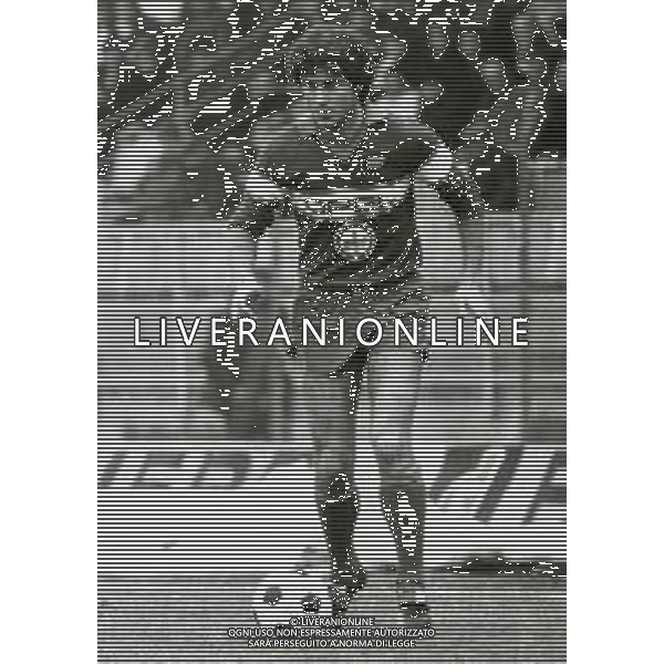 RETROSPETTIVA IACHINI PASQUALE CALCIATORE NELLA FOTO IACHINI PASQUALE CON LA MAGLIA DELLA FIORENTINA CALCIO AG ALDO LIVERANI SAS