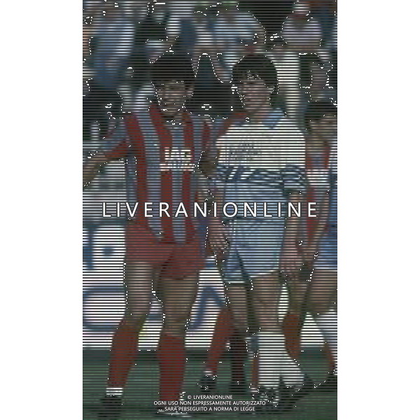 RETROSPETTIVA PAOLO MANDELLI CALCIATORE NELLA FOTO PAOLO MANDELLI CON LA MAGLIA DELLA LAZIO AG ALDO LIVERANI SAS