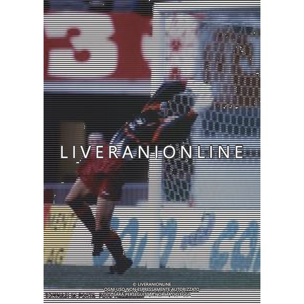 RETROSPETTIVA DAMIANO TOMMASI CALCIATORE NELLA FOTO DAMIANO TOMMASI NELLA PARTITA ROMA TORINO CHE SOSTITUISCE IL PORTIERE GIOVANNI CERVONE AG ALDO LIVERANI SAS