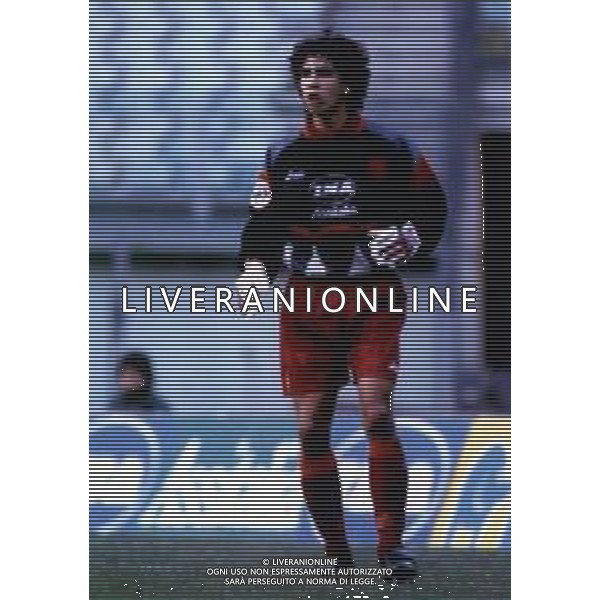 RETROSPETTIVA DAMIANO TOMMASI CALCIATORE NELLA FOTO DAMIANO TOMMASI NELLA PARTITA ROMA TORINO CHE SOSTITUISCE IL PORTIERE GIOVANNI CERVONE AG ALDO LIVERANI SAS