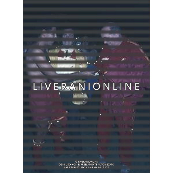 RETROSPETTIVA TONINHO CEREZO CALCIATORE NELLA FOTO TONINHO CEREZO CON LA MAGLIA DELLA ROMA CALCIO FINALE DI COPPA ITALIA AG ALDO LIVERANI SAS