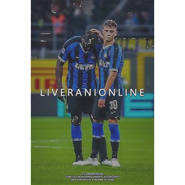 Nicolo Barella of FC Internazionale during italian soccer Serie A season 2019/20 of FC Internazionale - Photo credit Fabrizio Carabelli /LMEDIA / AGENZIA ALDO LIVERANI SAS