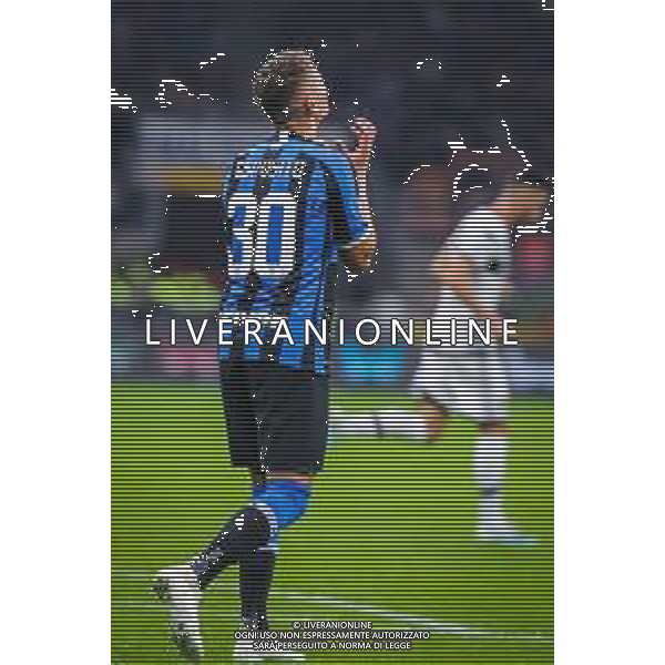 Sebastiano Esposito of FC Internazionale during italian soccer Serie A season 2019/20 of FC Internazionale - Photo credit Fabrizio Carabelli /LMEDIA / AGENZIA ALDO LIVERANI SAS