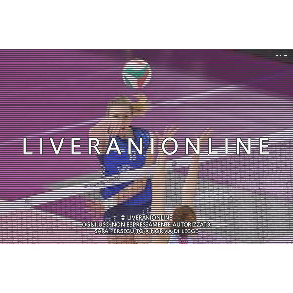 Campionato di Volley Serie A1 Femminile 2019/2020 Firenze, Italia 01/01/2020 Italian Volleyball Serie A1 Women season 2019/20 Nella foto: Sarah Fahr (Il Bisonte Firenze) ©Lisa Guglielmi - Alessio Marini / AGENZIA ALDO LIVERANI SAS