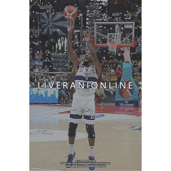 Campionato di Basket Serie A 2019/2020 Bologna, Italia 01/01/2020 Campionato di Basket Serie A 2019/2020 Nella foto: Ed Daniel (Fortitudo Pompea Bologna) ©Michele Nucci - Alessio Marini / AGENZIA ALDO LIVERANI SAS