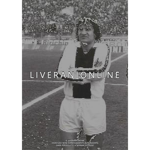 RETROSPETTIVA LIVIO PIN CALCIATORE NELLA FOTO LIVIO PIN CON LA MAGLIA DELL\'UDINESE CALCIO AG ALDO LIVERANI SAS