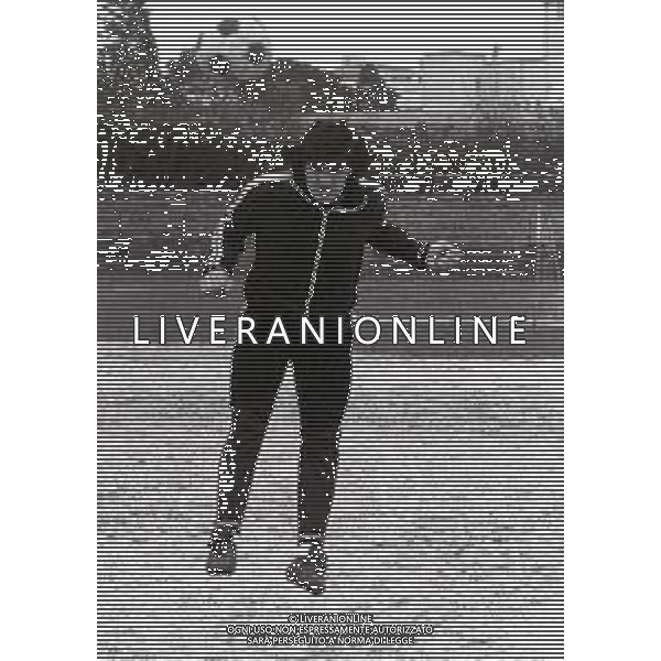 RETROSPETTIVA LIVIO PIN CALCIATORE NELLA FOTO LIVIO PIN CON LA MAGLIA DELL\'UDINESE CALCIO AG ALDO LIVERANI SAS