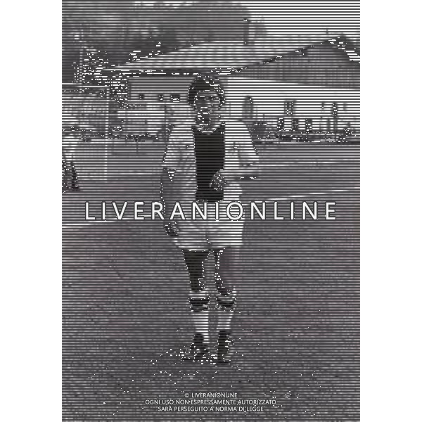 RETROSPETTIVA LIVIO PIN CALCIATORE NELLA FOTO LIVIO PIN CON LA MAGLIA DELL\'UDINESE CALCIO AG ALDO LIVERANI SAS