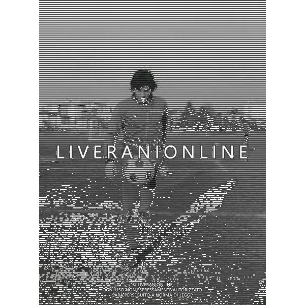 RETROSPETTIVA LIVIO PIN CALCIATORE NELLA FOTO LIVIO PIN CON LA MAGLIA DELL\'UDINESE CALCIO AG ALDO LIVERANI SAS