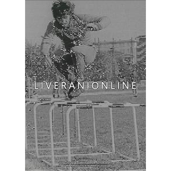RETROSPETTIVA LIVIO PIN CALCIATORE NELLA FOTO LIVIO PIN CON LA MAGLIA DELL\'UDINESE CALCIO AG ALDO LIVERANI SAS