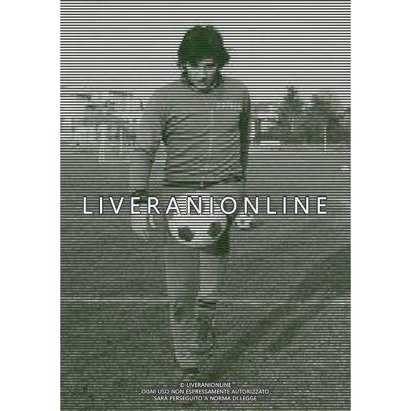 RETROSPETTIVA LIVIO PIN CALCIATORE NELLA FOTO LIVIO PIN CON LA MAGLIA DELL\'UDINESE CALCIO AG ALDO LIVERANI SAS