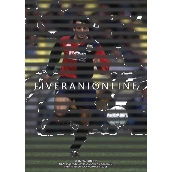 RETROSPETTIVA JOSE HERRERA CALCIATORE NELLA FOTO JOSE HERRERA CON LA MAGLIA DEL CAGLIARI CALCIO AG ALDO LIVERANI SAS