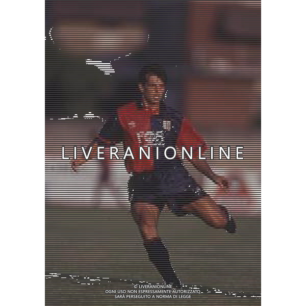 RETROSPETTIVA JOSE HERRERA CALCIATORE NELLA FOTO JOSE HERRERA CON LA MAGLIA DEL CAGLIARI CALCIO AG ALDO LIVERANI SAS