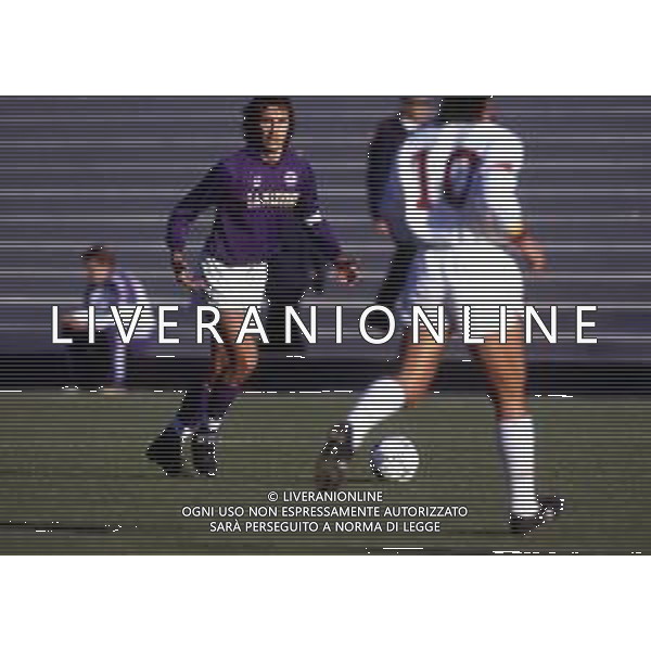 RETROSPETTIVA CELESTE PIN CALCIATORE NELLA FOTO CELESTE PIN CON LA MAGLIA DELLA FIORENTINA CALCIO AG ALDO LIVERANI SAS
