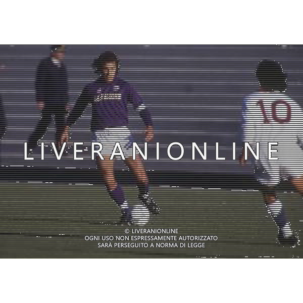 RETROSPETTIVA CELESTE PIN CALCIATORE NELLA FOTO CELESTE PIN CON LA MAGLIA DELLA FIORENTINA CALCIO AG ALDO LIVERANI SAS