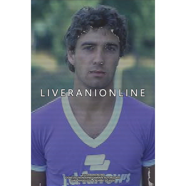 RETROSPETTIVA CELESTE PIN CALCIATORE NELLA FOTO CELESTE PIN CON LA MAGLIA DELLA FIORENTINA CALCIO AG ALDO LIVERANI SAS