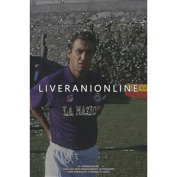 RETROSPETTIVA CELESTE PIN CALCIATORE NELLA FOTO CELESTE PIN CON LA MAGLIA DELLA FIORENTINA CALCIO AG ALDO LIVERANI SAS