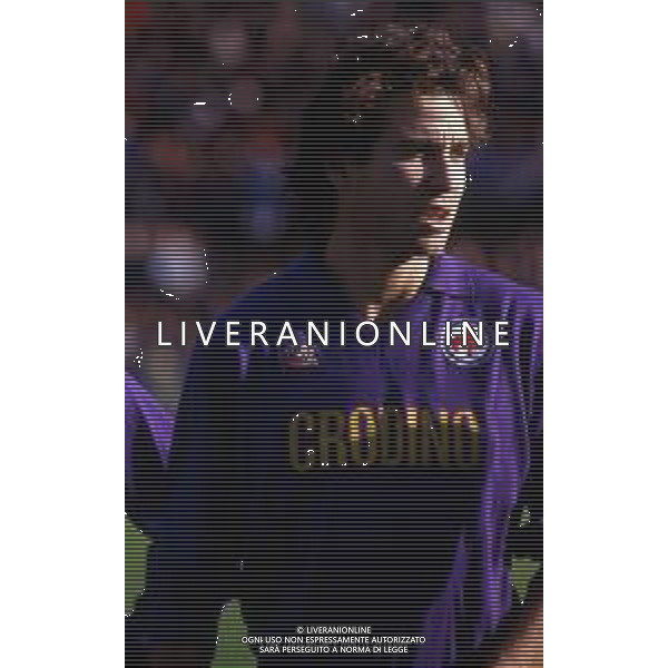 RETROSPETTIVA CELESTE PIN CALCIATORE NELLA FOTO CELESTE PIN CON LA MAGLIA DELLA FIORENTINA CALCIO AG ALDO LIVERANI SAS