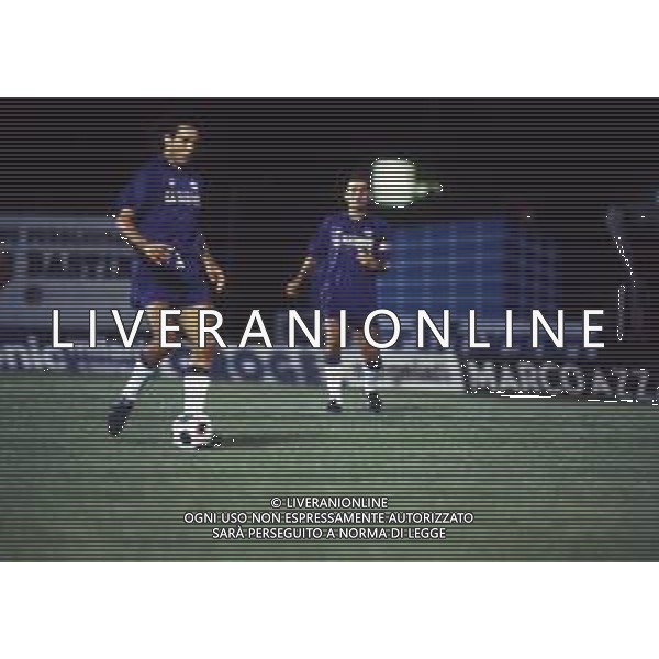 RETROSPETTIVA CELESTE PIN CALCIATORE NELLA FOTO CELESTE PIN CON LA MAGLIA DELLA FIORENTINA CALCIO AG ALDO LIVERANI SAS