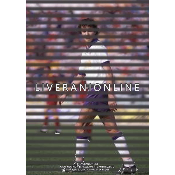 RETROSPETTIVA CELESTE PIN CALCIATORE NELLA FOTO CELESTE PIN CON LA MAGLIA DELLA FIORENTINA CALCIO AG ALDO LIVERANI SAS