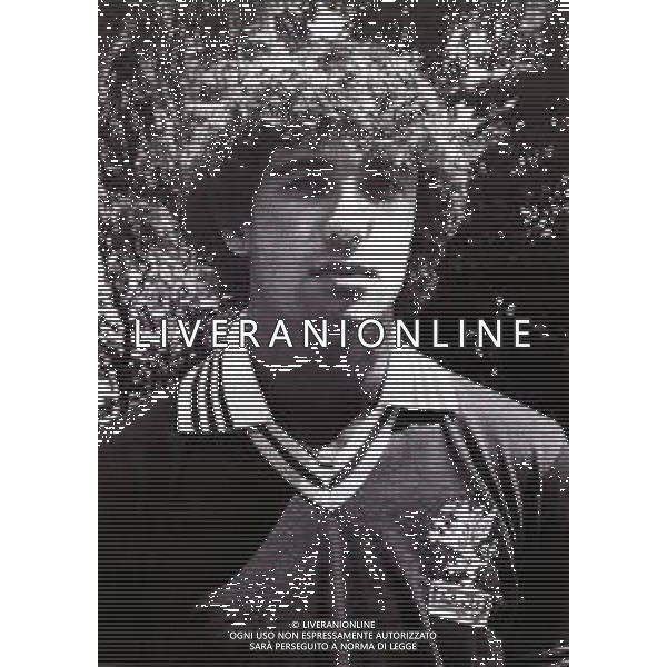 RETROSPETTIVA CELESTE PIN CALCIATORE NELLA FOTO CELESTE PIN CON LA MAGLIA DEL PERUGIA CALCIO AG ALDO LIVERANI SAS