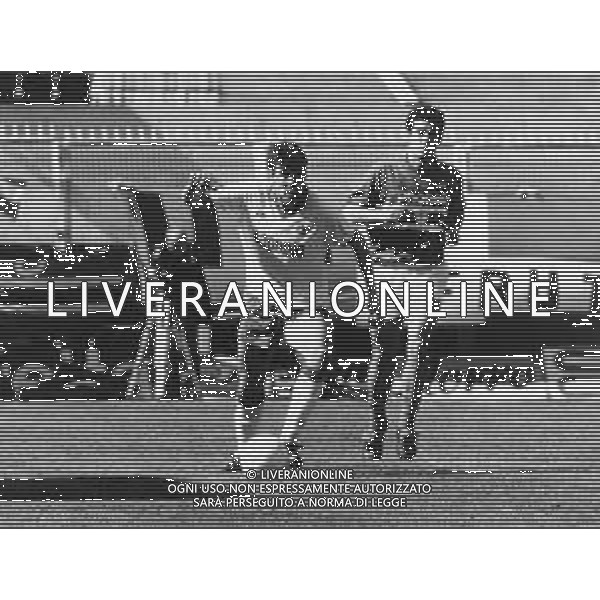 RETROSPETTIVA CELESTE PIN CALCIATORE NELLA FOTO CELESTE PIN CON LA MAGLIA DELLA FIORENTINA CALCIO AG ALDO LIVERANI SAS