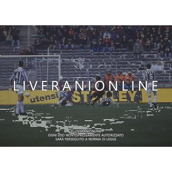 RETROSPETTIVA DELY VALDES CALCIATORE NELLA FOTO DELY VALDES IN GOAL IN JUVENTUS CAGLIARI AG ALDO LIVERANI SAS