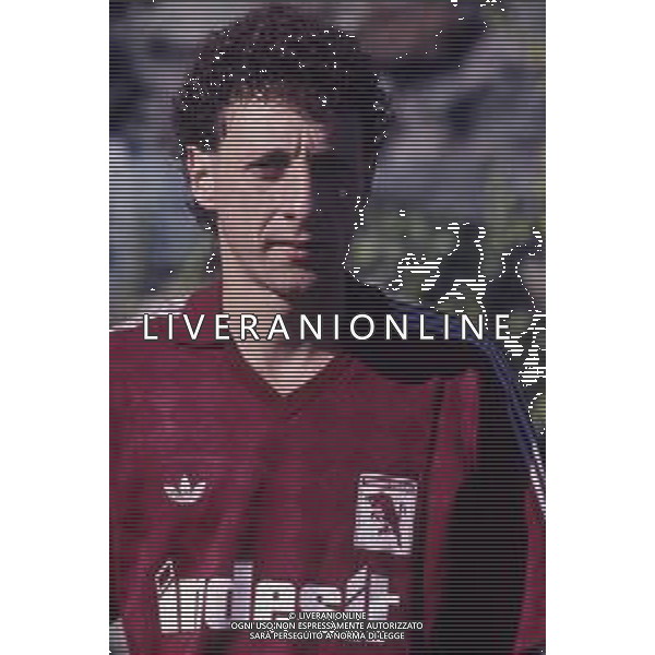 RETROSPETTIVA EDU MARANGON CALCIATORE NELLA FOTO EDU MARANGON CON LA MAGLIA DEL TORINO CALCIO AG ALDO LIVERANI SAS
