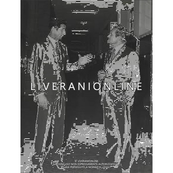 RETROSPETTIVA HERIBERTO HERRERA CALCIATORE NELLA FOTO HERIBERTO HERRERA CON GIAMPIERO BONIPERTI AG ALDO LIVERANI SAS